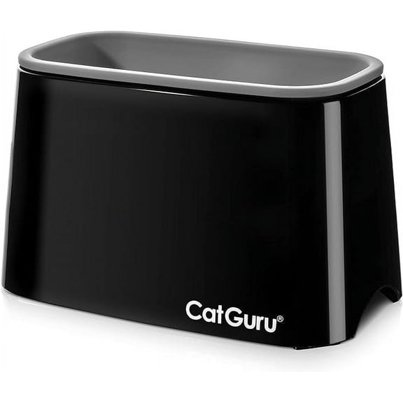 CatGuru Premium Cat Litter Scoop Holder, Scooper Caddy, Scoop Stand Pairs with Any Cat Litter Box and Fits Most Cat Litter Scoops (Black)