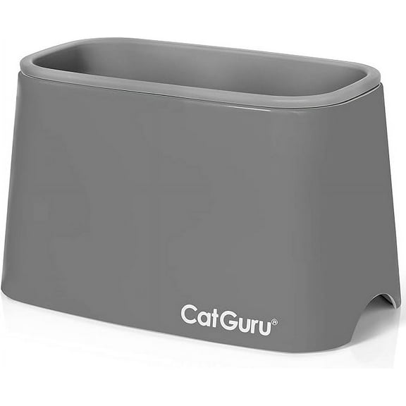 CatGuru Premium Cat Litter Scoop Holder, Scooper Caddy, Scoop Stand Pairs with Any Cat Litter Box and Fits Most Cat Litter Scoops (Gray)