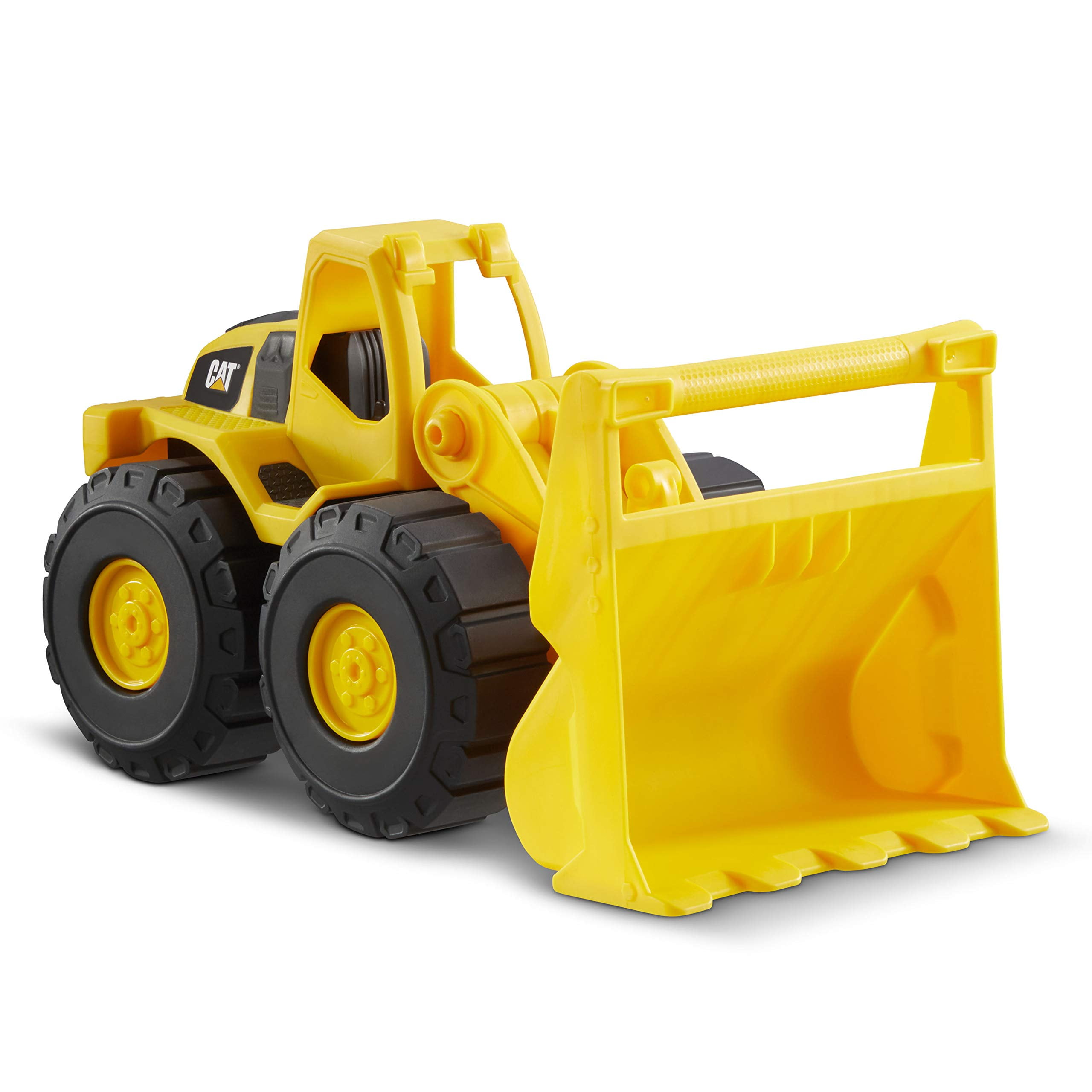 Plastic Wheel Loader Toy Yellow