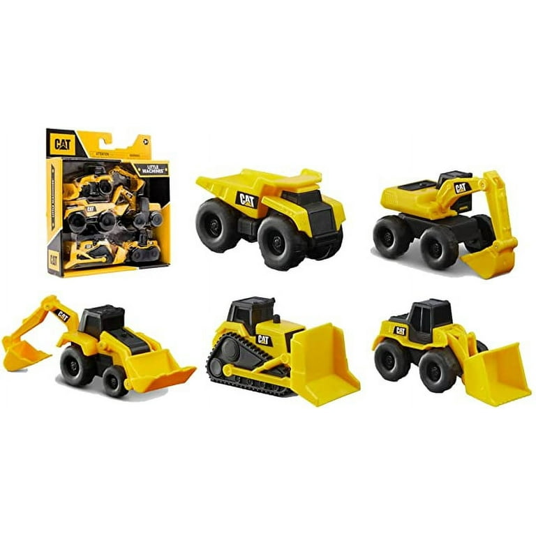 CatToysOfficial CAT Little Machines Toys with 5pcs Dump Truck