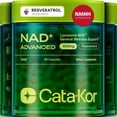 thumbnail image 1 of Cata-Kor NAD + Resveratrol 500mg - Liposomal NAD Supplement, 60 Capsules, 1 of 6
