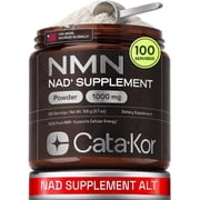 Cata-Kor NMN Supplement Powder 1000 mg - Pure NMN Powder 100 Servings 105g | NAD Supplement Alternative - High Purity NMN Powder 1000 mg per scoop & 100 servings, Third-party tested, Made in the USA