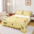 thumbnail image 1 of Catabedysis 26 Alphabet Print King Sheets For Boys,Cartoon Animals Bedding,4pcs,1 Flat Sheet, 1 Fitted Sheet and 2 Pillowcases, 1 of 6