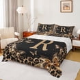 Catabedysis Fashion Cheetah Pattern Bed Sheets,Brown Bows Monogrammed R ...