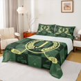 thumbnail image 1 of Catabedysis Golf Ball Themed King Sheets For Boys,Vintage Alphabet A Design Bedding,4pcs,1 Flat Sheet, 1 Fitted Sheet and 2 Pillowcases, 1 of 6
