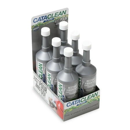 Cataclean Fuel & Exhaust System Cleaner, Automotive Additive, Catalytic Converter Restorer, 16 oz (Pack of 6)