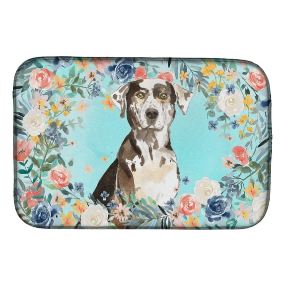 Catahoula Leopard Dog Dish Drying Mat