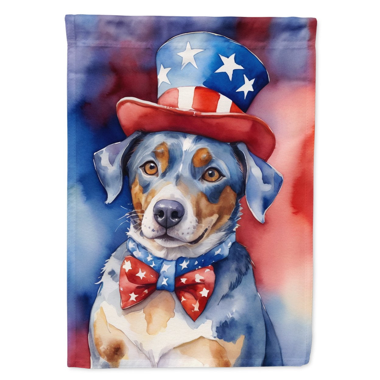 Catahoula Patriotic Garden Flag 11.25 in x 15.5 in