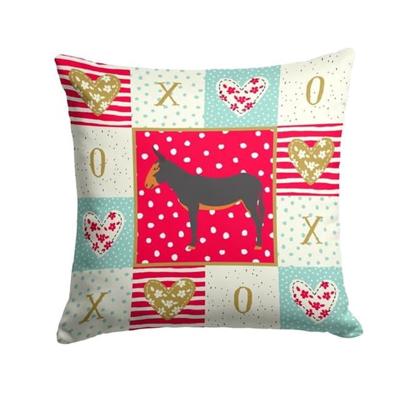 Catalan Donkey Love Fabric Decorative Pillow