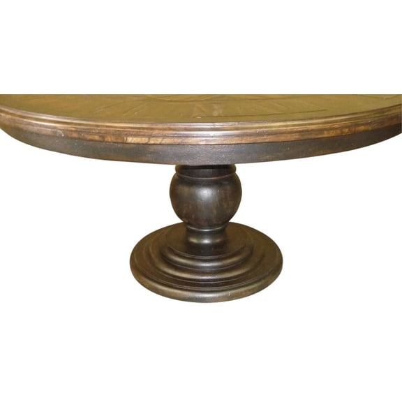 Catalan Parquet Top Table, Antique Style Elegance