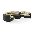 thumbnail image 1 of Crosley Furniture Catalina 6-Piece Outdoor Wicker Seating Set, 1 of 5