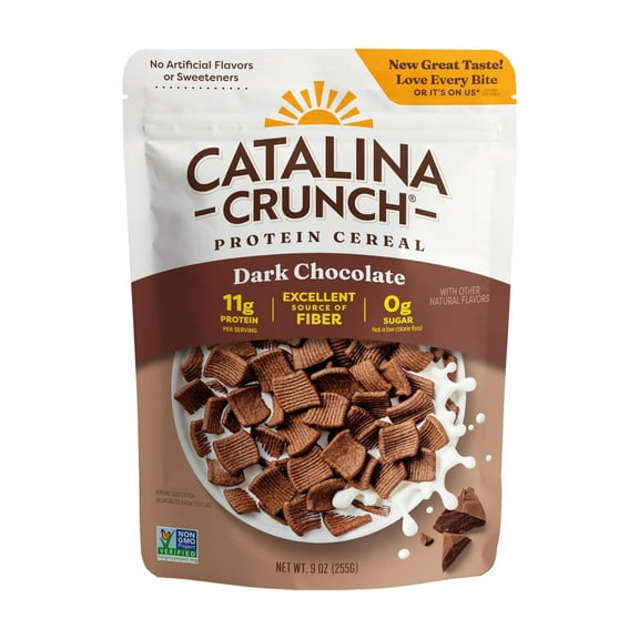 Catalina Crunch Cereal Dark Chocolate 9 oz (Pack of 6)
