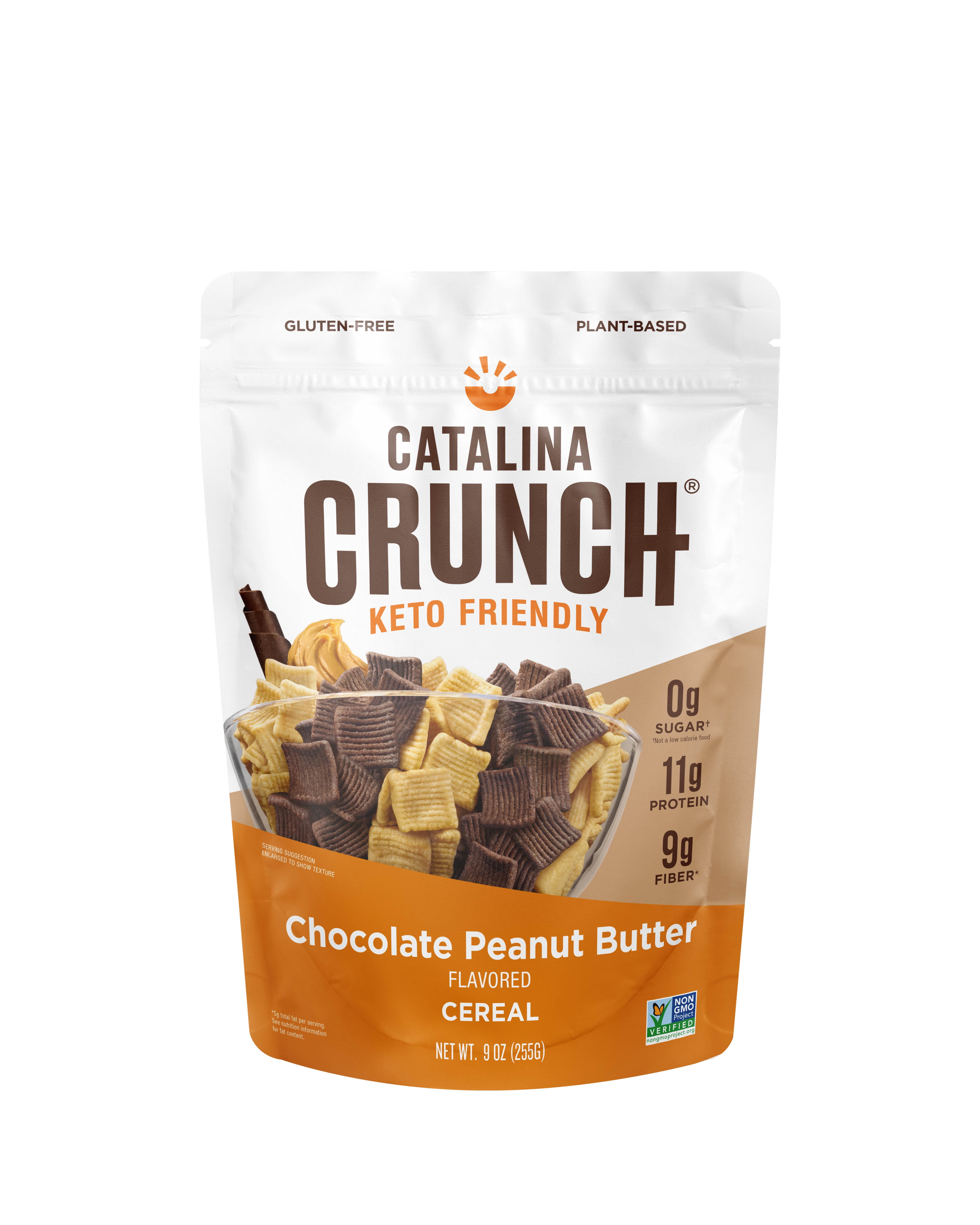 Catalina Crunch Chocolate Peanut Butter Keto Cereal (9 Oz Bags) Low