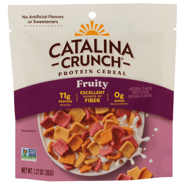 Catalina Crunch Fruity Keto Cereal 1.27 oz Pack of 12