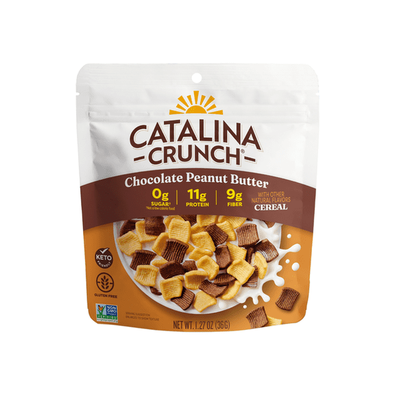 Catalina Crunch Keto Cereal Chocolate Peanut Butter 1.27 oz (Pack Of 24)