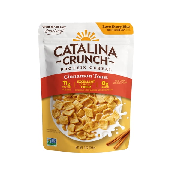 Catalina Crunch Protein Cereal, Cinnamon Toast 9 oz