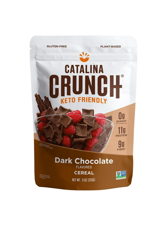 Catalina Crunch Keto Friendly Cereal, Dark Chocolate, 9 oz (255 g)