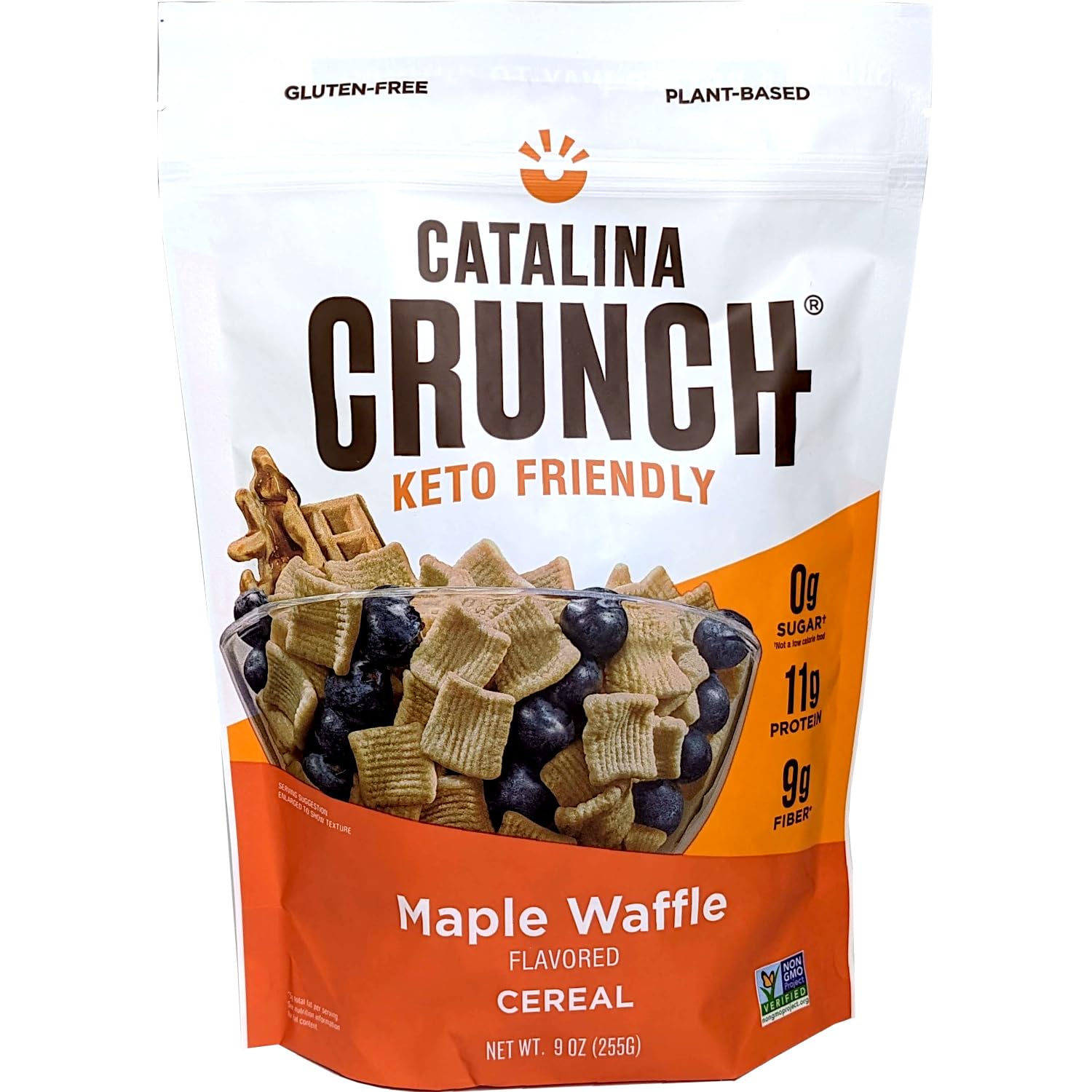 Catalina Crunch Maple Waffle Keto Cereal (9Oz Bags) Low Carb, Sugar