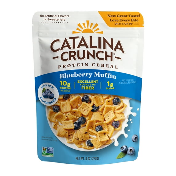 Catalina Crunch Protein Cereal, Blueberry Muffin With Real Blueberries 8 oz