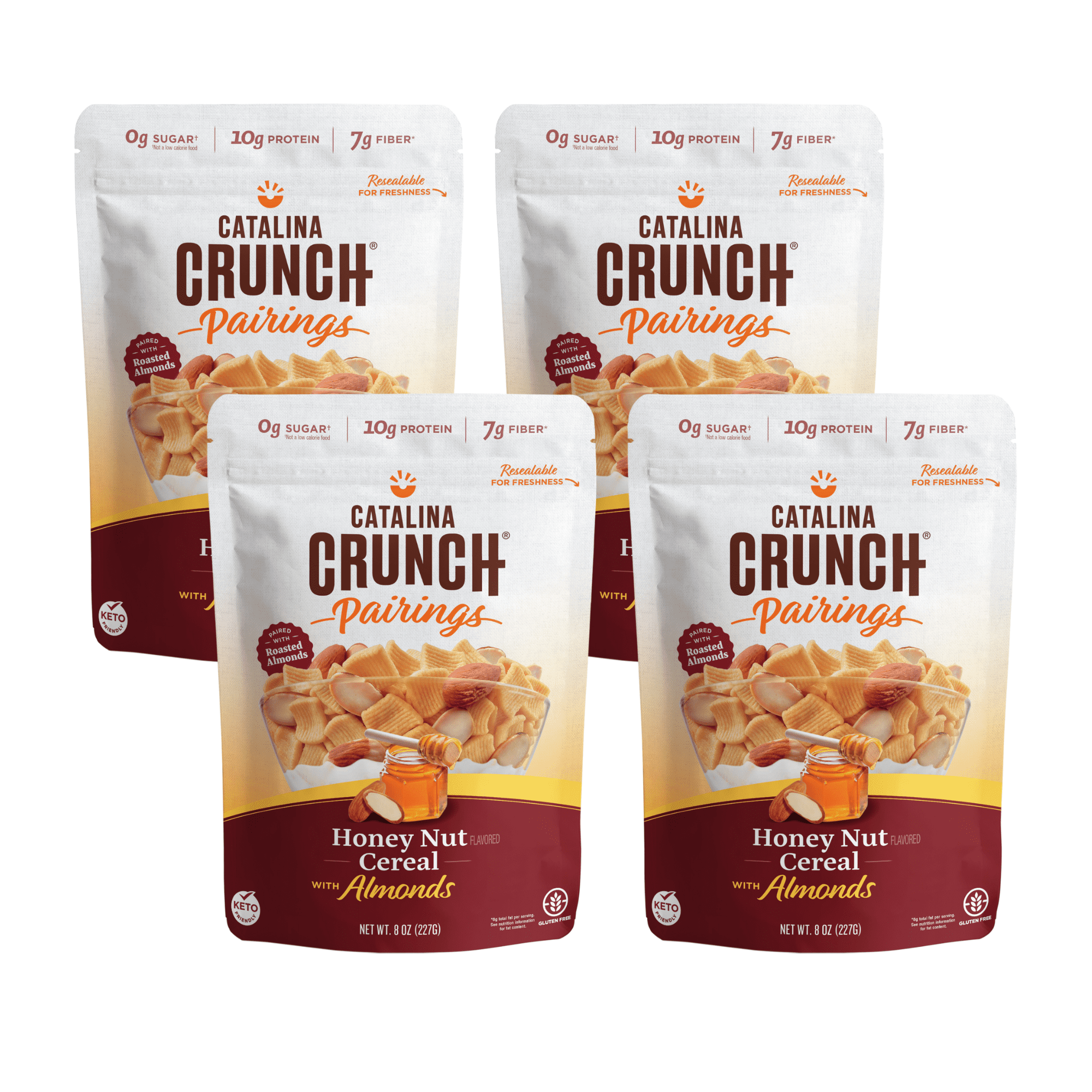 Catalina Crunch Pairings, Honey Nut Cereal 4 Pack Low Carb, Low Sugar