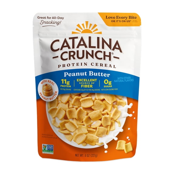 Catalina Crunch Protein Cereal - Sugar Free Breakfast Cereal with 11g of Protein - Excellent Source of Fiber - Gluten Free -