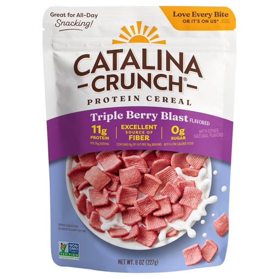 Catalina Crunch Protein Cereal Triple Berry Blast, 8 oz