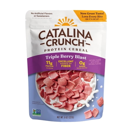 Catalina Crunch Protein Cereal Triple Berry Blast, 8 oz