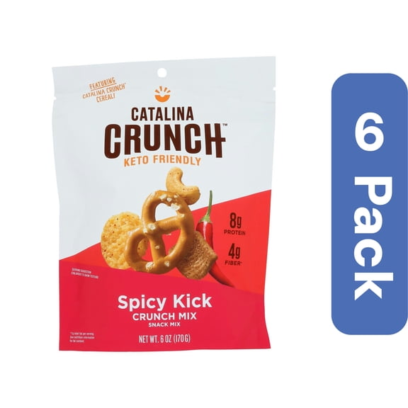 Catalina Crunch Snack Mix Spicy Kick 5.25 oz (Pack Of 6)