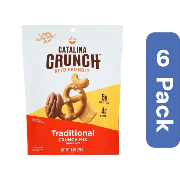 Catalina Crunch Snack Mix Traditional 5.25 oz (Pack Of 6)
