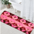 thumbnail image 1 of Catalina Home Mosaic Collection Design (Non-Slip) Runner Rug - Burgundy, Size (24 in x 84 in), 1 of 9