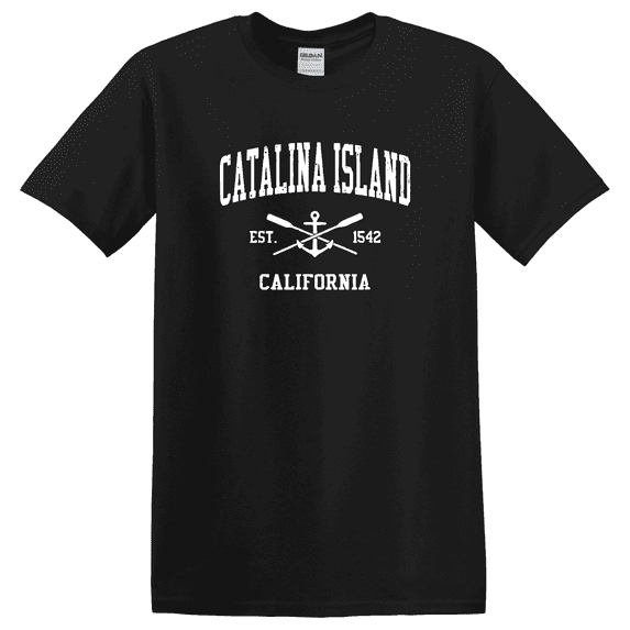 Catalina Island Boat Anchor Graphic T-Shirt