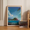 thumbnail image 1 of Catalina Island California Vintage Style Wall Art 4, Unframed Paper Poster 16x20in, 1 of 4