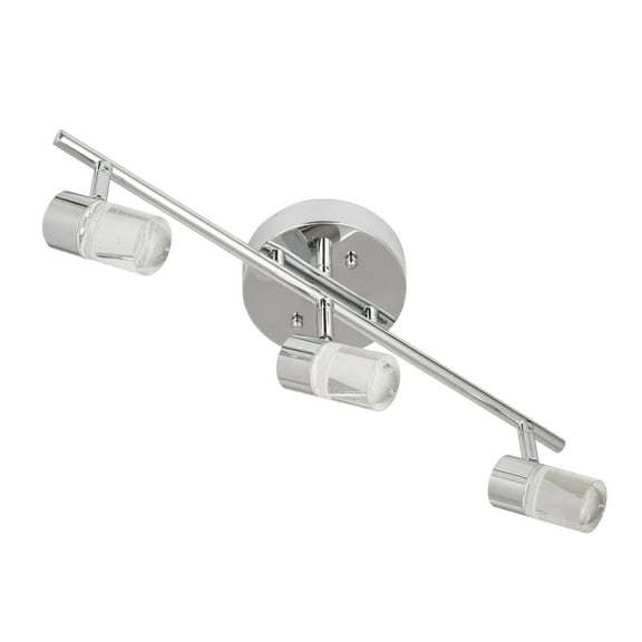 Catalina Lighting 21.5" 3-Light Fixed LED Track Bar with Bubble Glass Shades - 21.26x7.68x7.16