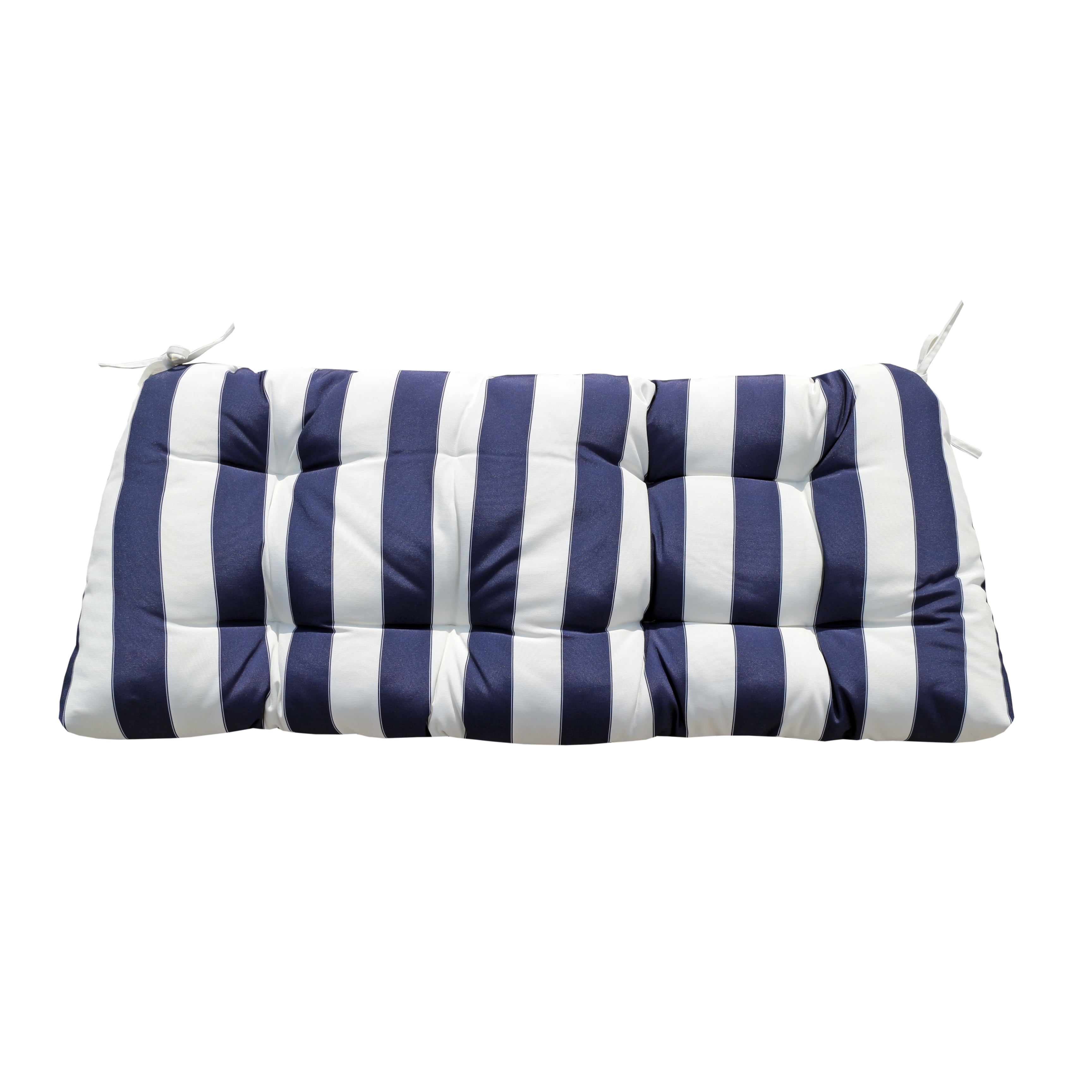 Catalina Navy Rectangular Outdoor Throw Pillow