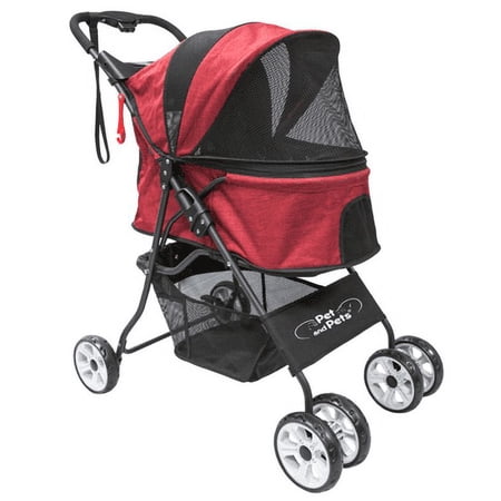 Catalina Pet Stroller - Red Robin for Dogs, Cats, and Small Animals