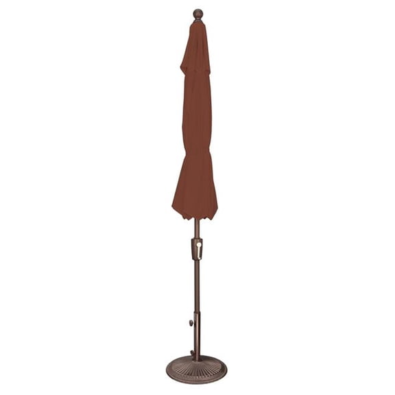 Catalina SSUM92-09-00-R8813 9 ft. Catalina Octagon Push Button Tilt Market Umbrella, Bronze & Spa