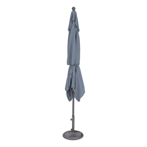 Catalina SSUM92-6X10RT-02-R8813 6.6 x 10 ft. Catalina Rectangle Push Button Tilt Market Umbrella, Anthracite & Spa