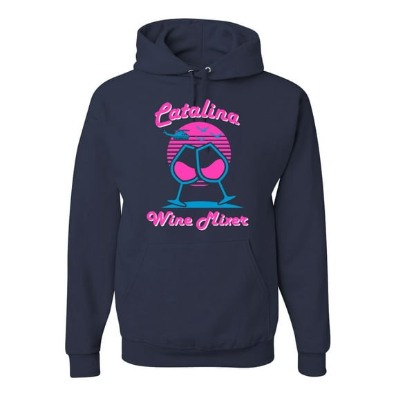 Catalina Wine Mixer Island Prestige Movie| Mens Pop Culture Hooded Sweatshirt Graphic Hoodie, Navy, 2XL