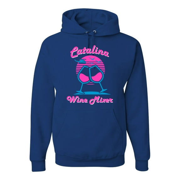 Catalina Wine Mixer Island Prestige Movie| Mens Pop Culture Hooded Sweatshirt Graphic Hoodie, Royal, Medium