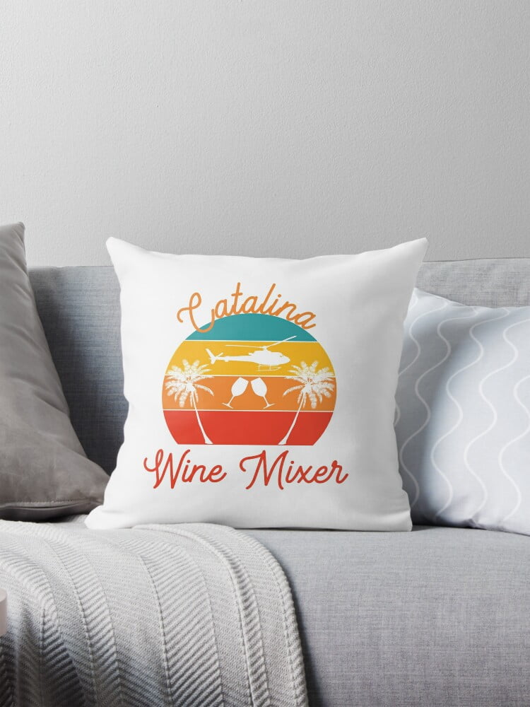 Catalina Wine Mixer Throw Pillow Covers Cases Cushion Cover Case Sofa
