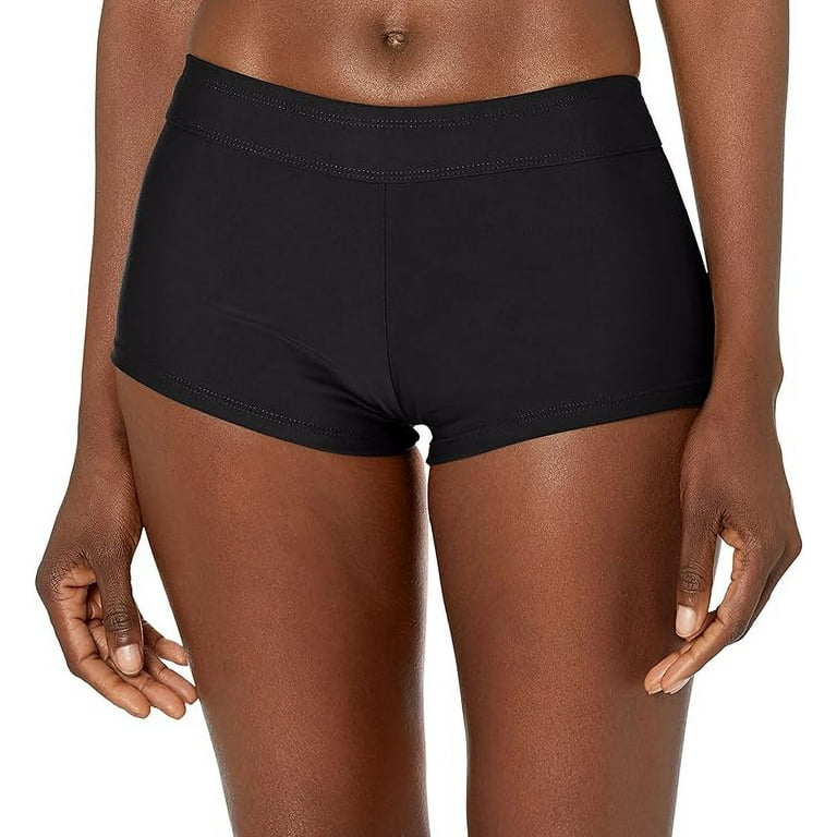 Catalina Women s Standard Boyshort Banded Bikini Swim Bottom Swimsuit