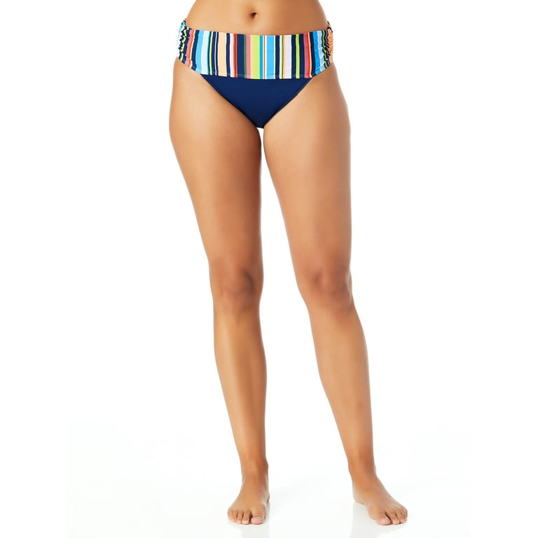 Catalina Women s Stripe Swimsuit Banded Bottom