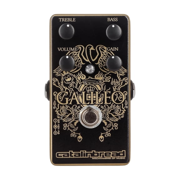 Catalinbread Galileo 4K Overdrive Pedal with Rangemaster Style Treble Booster Vox Inspired Circuit Two Band Baxandall and Classic Chime (Jan '26 Limited Edition)