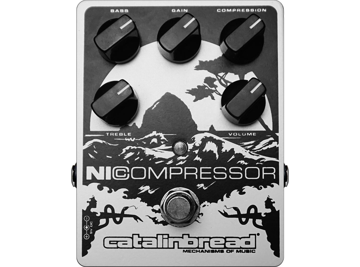 Catalinbread NICOMPRESSOR Guitar Effects Pedal (Soft Pearl White)