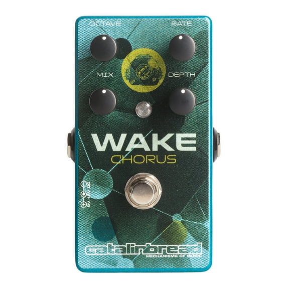 Catalinbread Wake Chorus/Octaver Pedal Eight-Voice Chorus with Parallel Octave Circuit and Mix/Rate/Depth Controls
