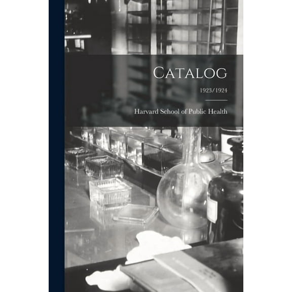Catalog; 1923/1924 (Paperback)