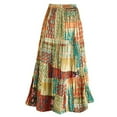 thumbnail image 1 of Catalog Classics Elastic Waistband Women's Patchwork Floral Long Skirt, 1 of 3