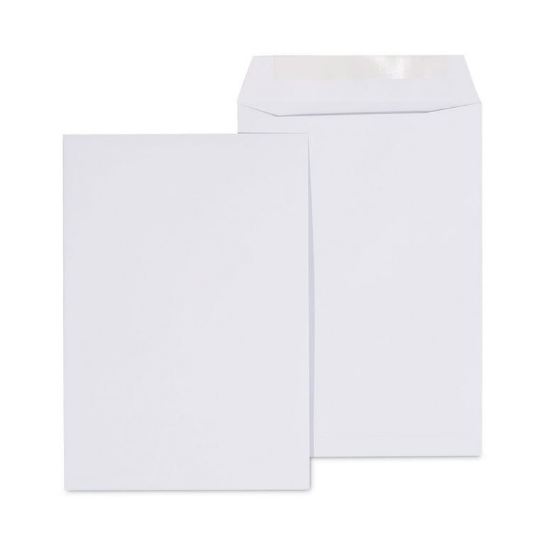 Catalog Envelope, 24 lb Bond Weight Paper, #1 3/4, Square Flap, Gummed Closure, 6.5 x 9.5, White, 500/Box Catalog Envelope, 24 lb Bond Weight Paper, #1 3/4, Square Flap, Gummed Closure, 6.5 x 9.5, White, 500/Box
