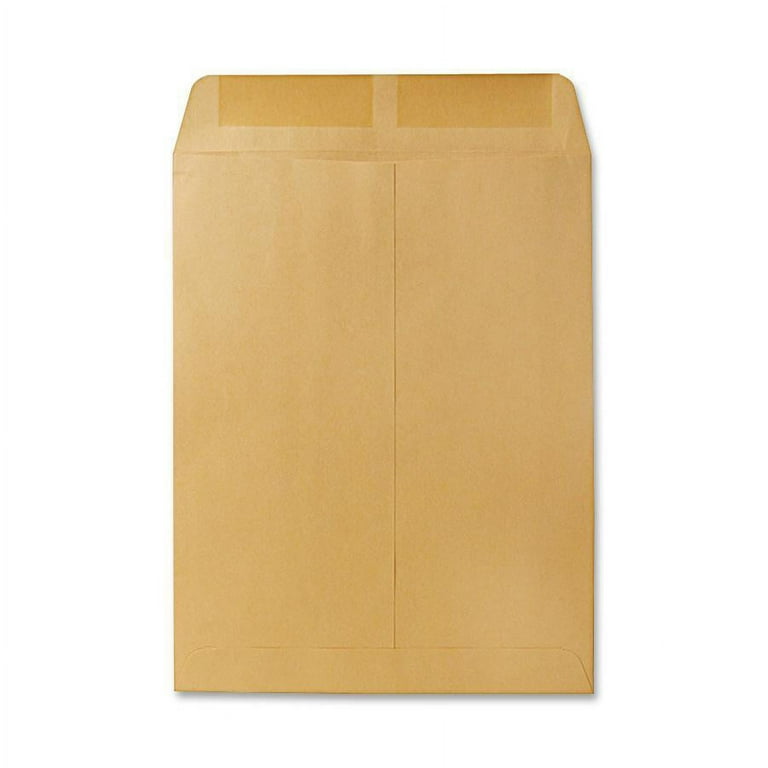 Catalog Envelope, 28 lb Bond Weight Kraft, #13 1/2, Square Flap, Gummed Closure, 10 x 13, Brown Kraft, 100/Box Catalog Envelope, 28 lb Bond Weight Kraft, #13 1/2, Square Flap, Gummed Closure, 10 x 13, Brown Kraft, 100/Box