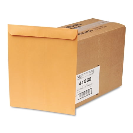 Quality Park Catalog Envelope, 11 1/2 x 14 1/2, Brown Kraft, 250/Box -QUA41865